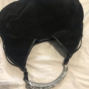 Yves Saint Laurent suede/leather bag